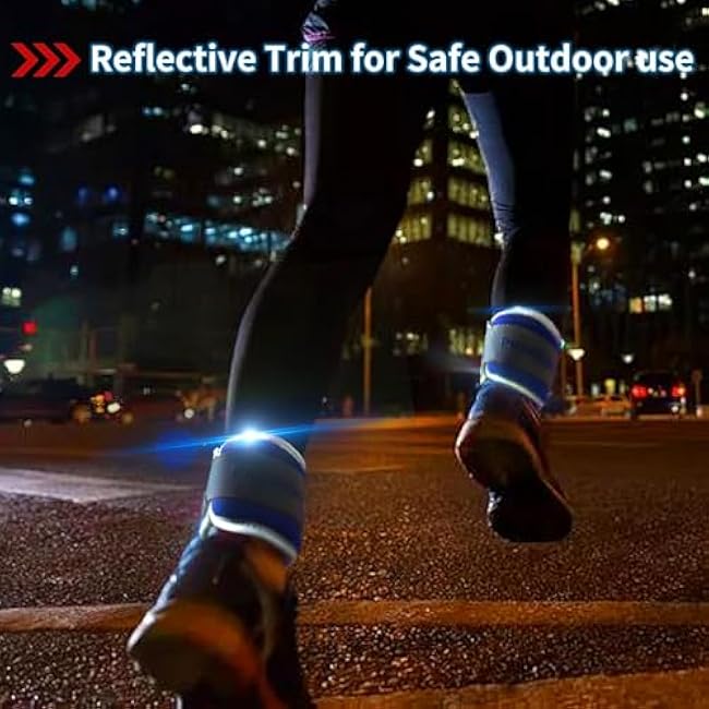 PROIRON Ankle Weights Wrist Leg Weights for Women Men 2/4/6/8LBS Reflective Ankle Weight Set for Fitness Exercise Jogging Aerobics