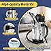 40L/11Gal Commercial Carpet Cleaning Machine 2 in 1 Carpet Extractor for Car Detailing, Commercial Stainless Steel Carpet Shampooer (Shipped in 2 Parcel)