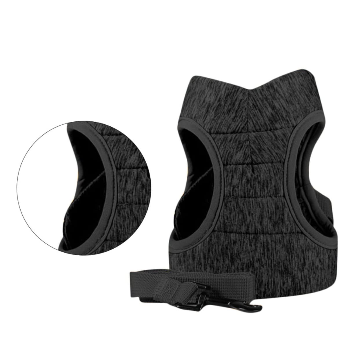 HEMOTON Lightweight Cat Comfortable and Breathable Vest for Cats Escape Design Easy Walking and Travel Grey