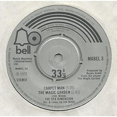 carpet man / the magic garden 45 rpm single