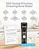 Waterdrop 10UA Under Sink Water Filter System, Reduces Lead, Chlorine, Bad Taste & Odor, Under Counter Water Filter Direct Connect to Kitchen Faucet, NSF/ANSI 42 Certified, 11000 Gallons, USA Tech