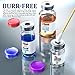 Ks-Tek Sterile Empty Vials with Self Healing Injection Port,with Flip Off Aluminum Cap,Sterile Package (5ml,10)