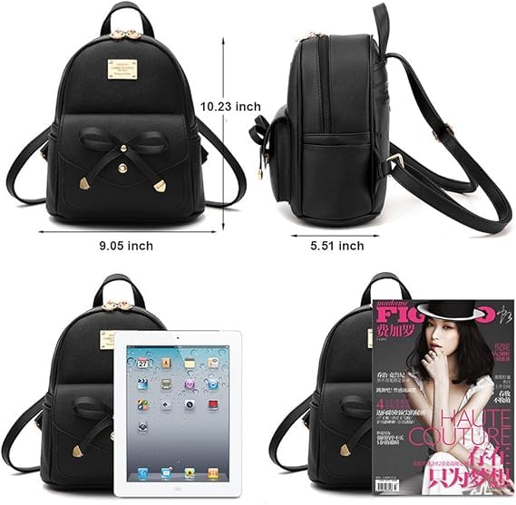 Image of Polka Dots Mini Backpack for Girls /Rakhi Gifts for Sister /Rakhi Gift for Sister Kids