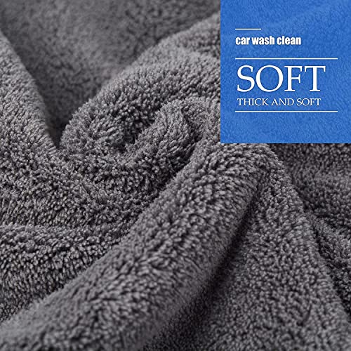 Image of Microfiber Cloth for Car Cleaning and Detailing, Double Sided, Microfiber Towel for Car & Bike, Soft Car Wash Cloth for Fast Cleaning (Pack of 4, 30 x 30 cm)