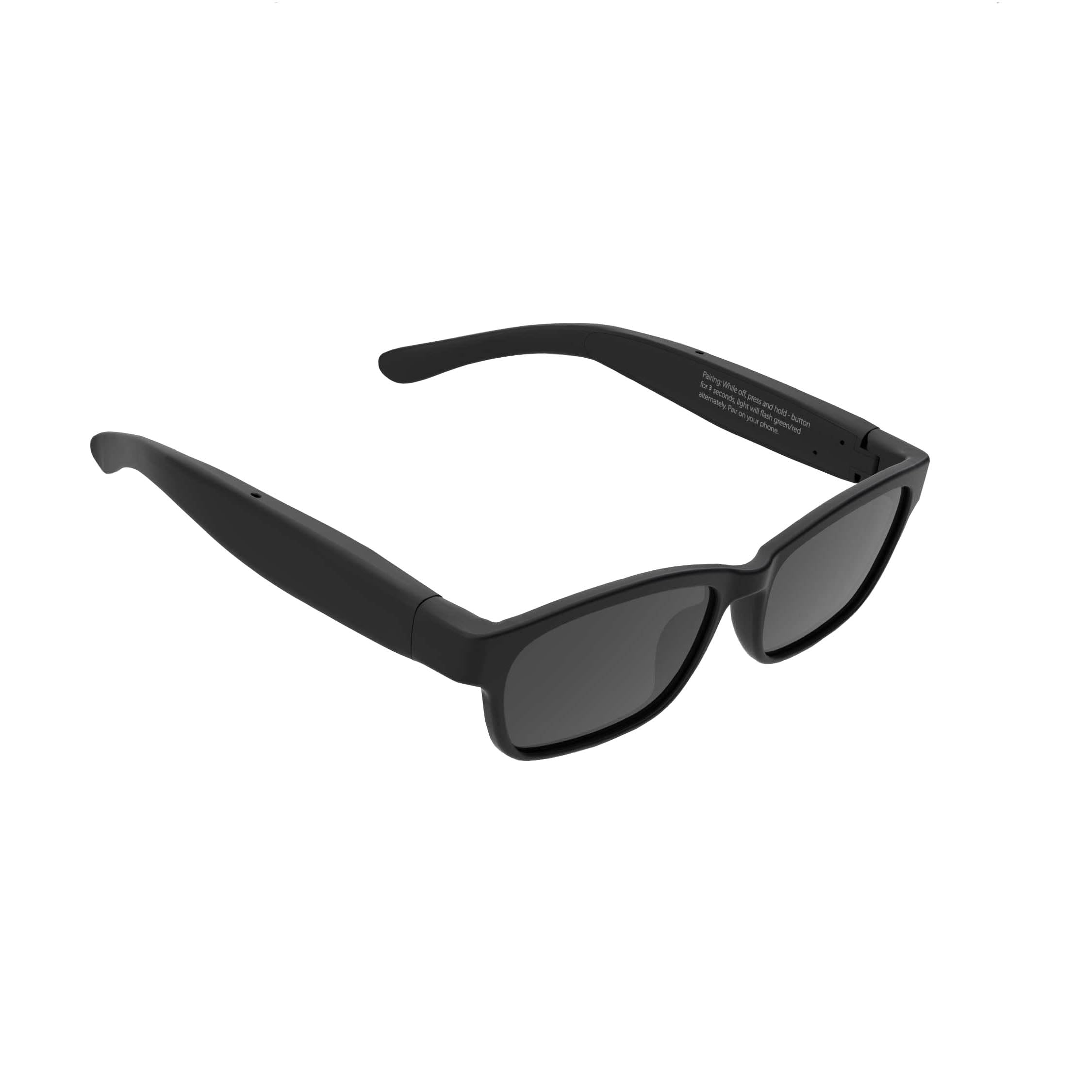 Hawk Scope Smart Glasses with Bluetooth Speaker headphones, 29g glass for work Business Office Travel Running, Unisex, (black Lens)-image-15