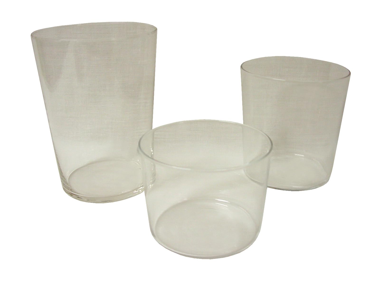 Conjunto Lote 6 Vasos Cristal Transparente Sella Sidra 500ML + 6 Vasos Pinta 350ML + 6 Vasos CHIQUITO 250ML