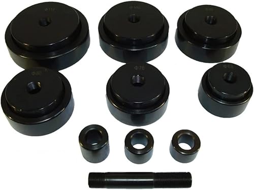 Miniatura 6 de Juego de 6 troqueles para perforaciones hidráulicas (2.480-4.488in, 2 12"-4 12", 15 toneladas) K-15