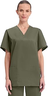 Cherokee Men & Women Scrubs Top Workwear Originals V-Neck 4876