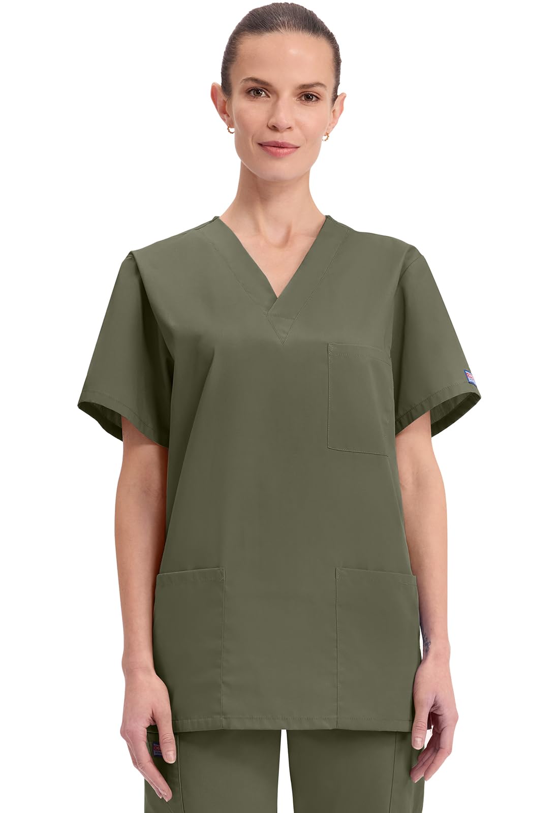 Cherokee Men's Originals Unisex V-Neck Scrubs Shirt Medical