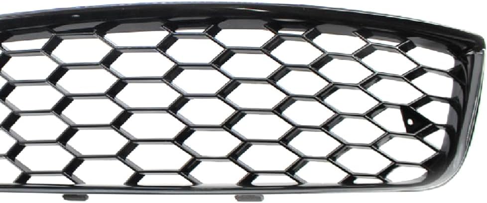 Set of 2 Front Left Driver and Right Passenger Side Bumper Foglight Lamp Cover Grille, Front Fog Light Lamp Grill Grille Cover, Compatible with Audi A3 8P 2009-2013 - Mesh Grille Plated Bar