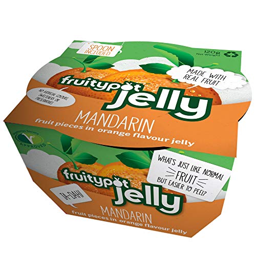 Fruitypot Mandarin Segments in Jelly Pots - 18x120g