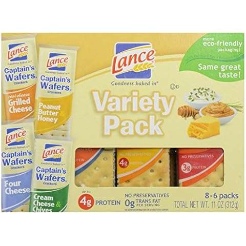 Lance Captain Choice Variety Pack Sandwich Crackers, 11 oz Cover