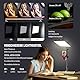 Video Licht Set, 2-Pack 25x20 cm 15 W LED Studio Fotolicht, Dimmbares 2800–6500K Kamera Licht für Video/Streamen von Selfies/Porträts im Innenbereich, Licht mit 160cm Stativ/TypC Adapter (1-Pack)