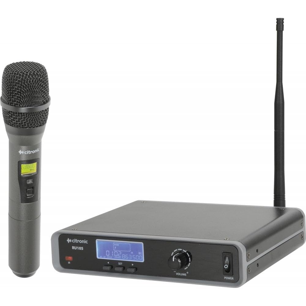 Citronic Uhf Handheld Microphone System - 171.972Uk
