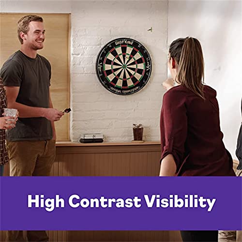 LCRACK Dartscheiben-Surround-Schutz Dart-Rückwand Fachmann 18 Zoll Wandzubehör Dartscheibe, 2PCS – Bild 7