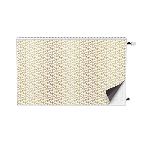 Cubierta magnética de radiador para salón Coloray 100x60 cm estilo masa de trenza acogedor 5