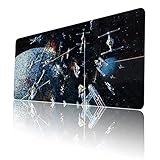 Large Gaming Mouse Pad XL 1977 Poster,Mousepad with Non-Slip Rubber Base & Stitched Edges,Laptop Desk Pad,Computer Keyboard and Mice Combo Pads Mouse Mat 23.6X11.8 Inch