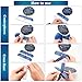 12PCS Graduation Decorations Class of 2025, Congrats Grad Table Centerpieces Graduation Honeycomb Centerpieces Grad Party Centerpieces 2025 Graduation Decorations for Party, Blue