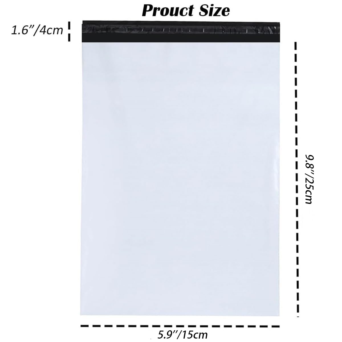 100 Pezzi Buste Per Spedizione A5 15x25cm - Borse Postali In - Foto 5