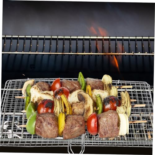 Parrilla portátil para barbacoa exterior y cesta de camping para asar pescado con comodidad 3