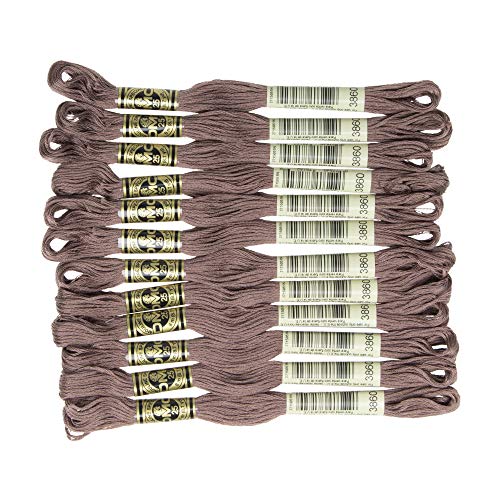 Image of DMC 6-Strand Embroidery Cotton Floss, Cocoa