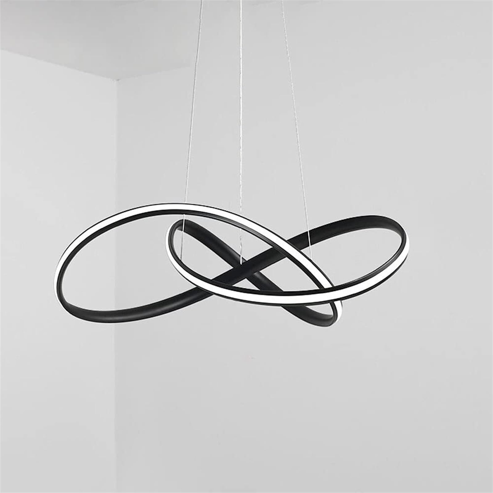 Plafonnier 36W lustre à LED géométrique pour décoration de salon contemporain