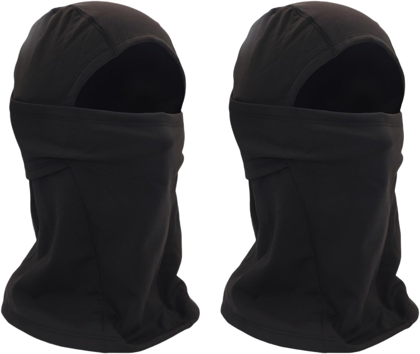2 Pcs Face Mask Balaclava Winter Ski Mask for Motorcycle Helmet Men's Neck Warm Padded Windproof Sun Protection