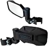 Seizmik Strike UTV Side View Mirror Set for Models with Polaris Pro-Fit and Can-Am Profiled ROPS | ABS | Fits select Polaris, Can Am, John Deere, Bobcat, Textron Models