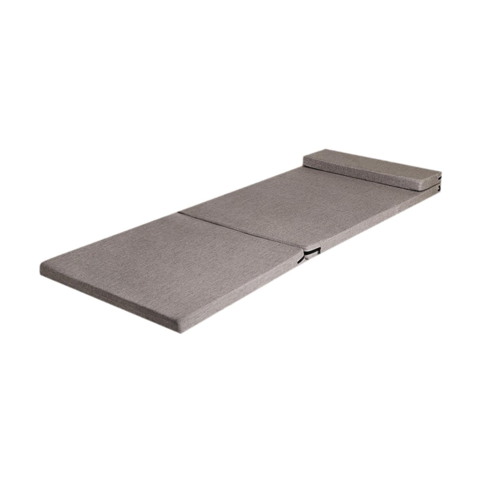 Lyla Foldable Futon Mattress Ultralight Floor Mattress for Dormitory Tent Fishing Gray