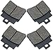 4-Pads Marken Bremsklötze Bremsbeläge Ersatzteil für/kompatibel mit Kymco MXU KXR 250 / Maxxer 250-300 hinten