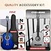 Pyle Beginner Acoustic Guitar Kit, 3/4 Junior Size Instrument for Kids, Adults, 36