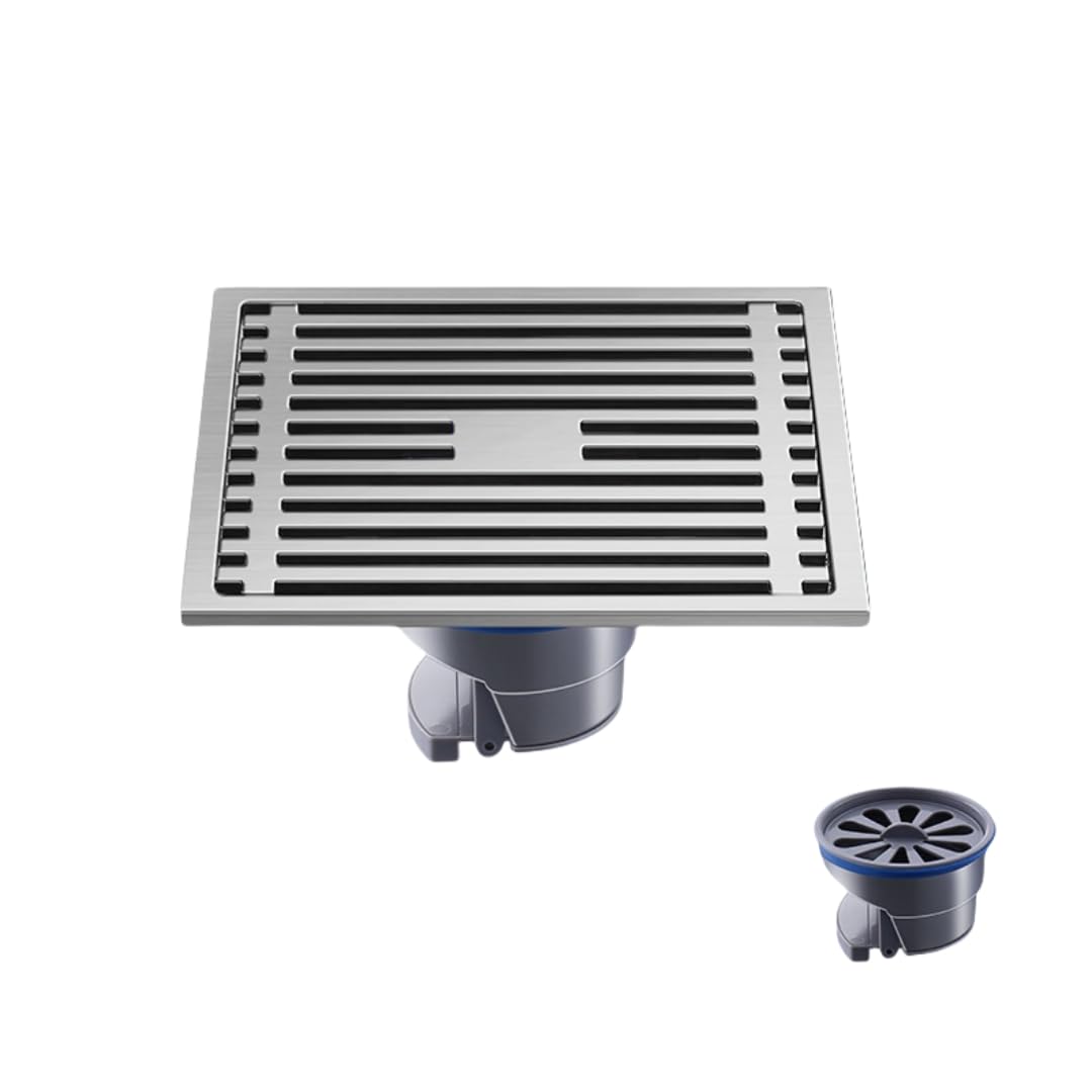 KJdxfhFH Bathroom floor drains, Bathroom Floor Drain Stainless Steel Bamboo Raft for(12x12mm Single Use,Plastic core)