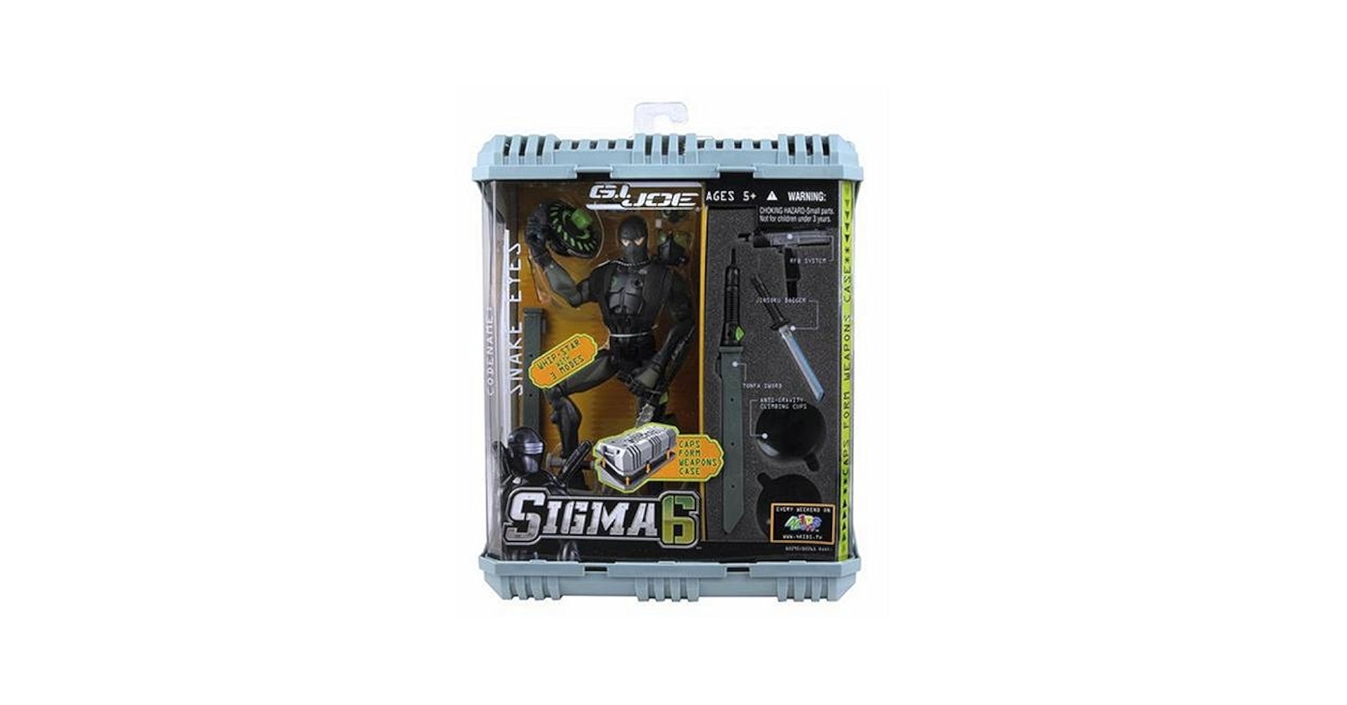 Amazon.com: G.I. Joe Sigma 6 Snake Eyes 8 Inch Commando