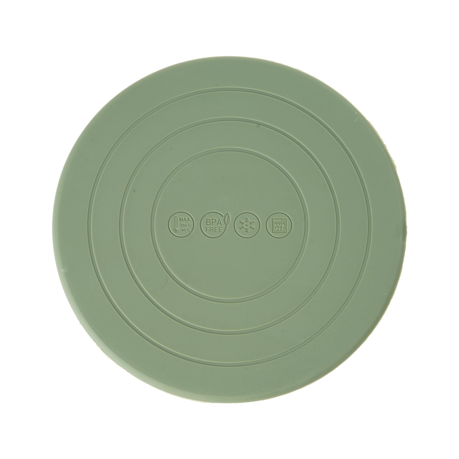 Thickened Nonslip Cup Coasters Silicone Lid Round Tableware Placemat for Hot Beverages Coffee Tea Food Grade Silicone Coasters