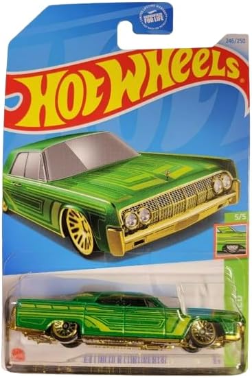 Hot Wheels '64 Lincoln Continental Green, HW Slammed, 5/5