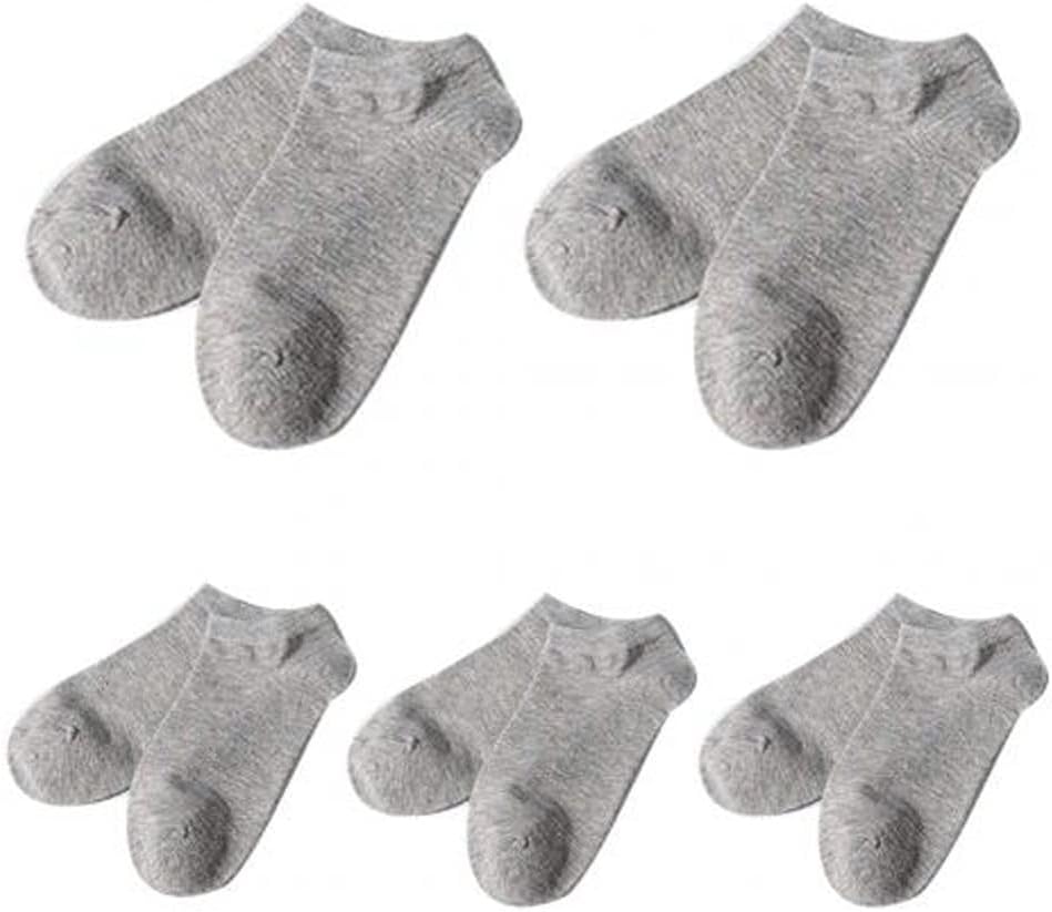 10 Pairs of Plus Size Men's Cotton Sports Socks in The Tube Socks Men's Socks Boat Socks Invisible(D)