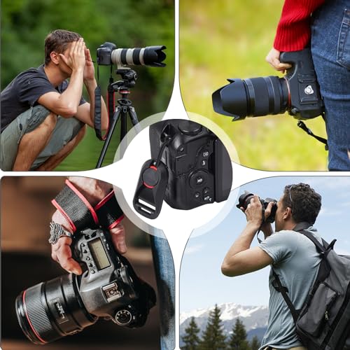Chstarina 4 Pack Camera Strap Quick Release Buckles, Camera Neck Shoulder Strap Quick Release Loops Clips - Image 4