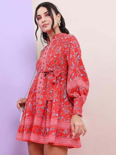 Image of Tokyo talkies Womens Fit and Flared Dress