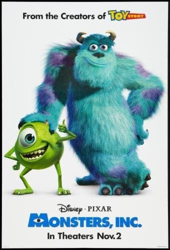 Avatar 3 fördubblar Disney's kassaskåp ytterligare 9 51Y3UST2tBL. AC Monsters Inc Movie Poster #01 24x36in