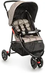 Cosco Kids, Carrinho de Bebê Toffy, Bege Grid