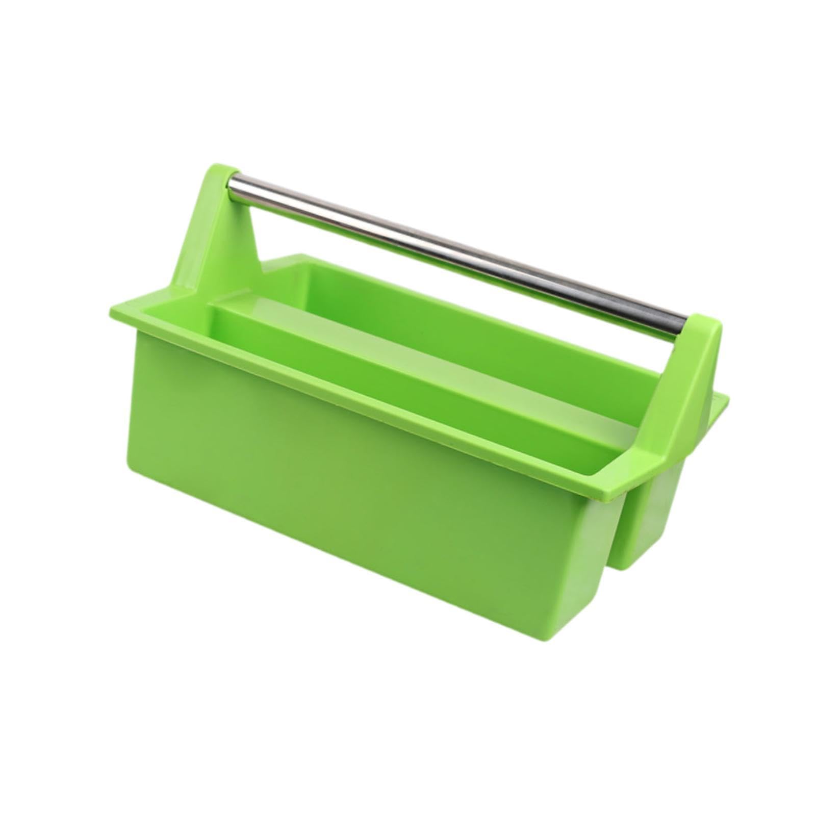 Caja portátil de 2 compartimentos para ordenar equipos veterinarios en la granja