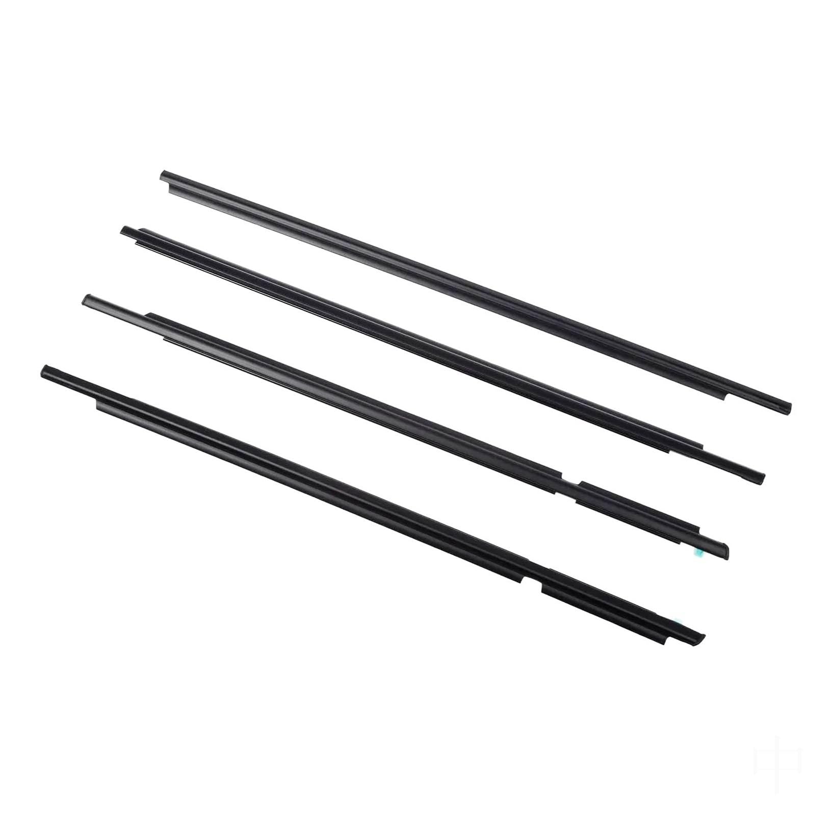 for Toyota for Land for Cruiser for Prado 120 for Series 2003-2009 Window Weatherstrip Seal 4pcs (OE# 75711‑60061) Beltline Molding