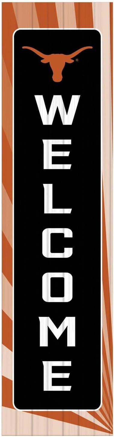 NCAA University of Alabama Wood Porch Leaner, 47" College Sports Porch Sign, Collegiate Team Welcome Board Signs Outdoor for Front Door Summer Décor