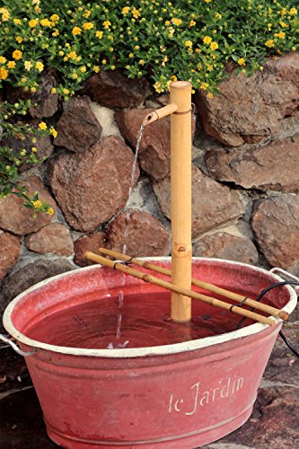 Bamboo Accents 24 inch Adjustable spout - Without Pump and Without Container