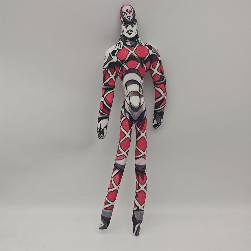 Zhongkaihua JJBA Silver Chariot Plush Action Figure Silver Chariot Plush Pillow 28CM Twistable Articulated Character Creative Collectible Gift Christmas Decoration for Home Party - Image 4