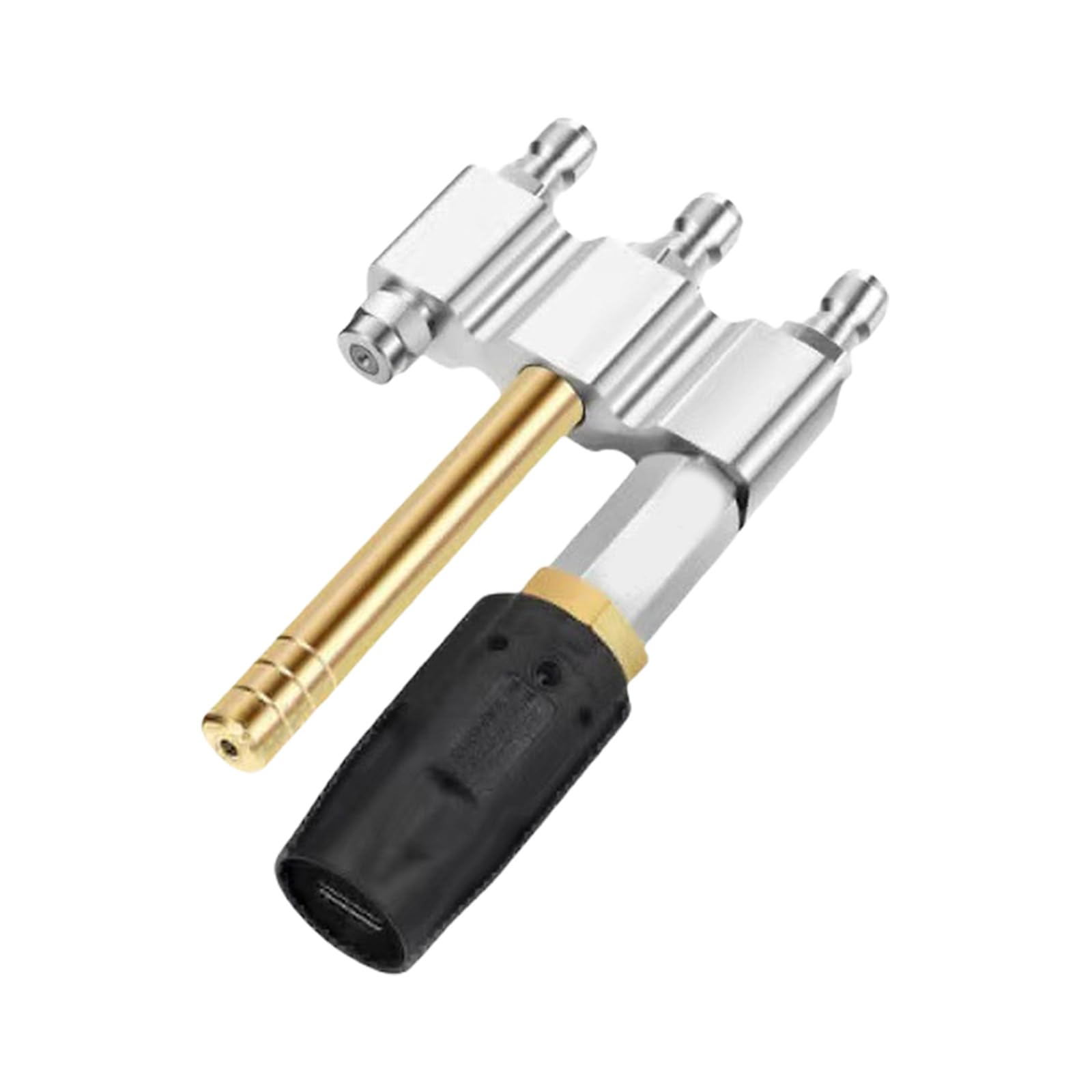 3 in 1 High Pressure Long Reach Soap Nozzle Adjustable Stainless Steel Quick Connection Nozzle for Pressure Washer Brass Stainless Steel Washer Tip