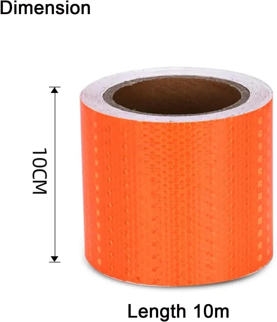 Cinta reflectante, cinta reflectante, 10 cm x 10 metros Cinta adhesiva reflectante impermeable for exteriores, cinta reflectante de advertencia de seguridad for vehículos, remolques, barcos, señales,