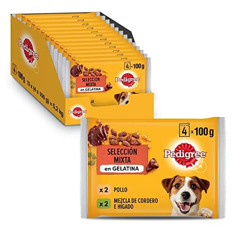 Pedigree Comida Húmeda en Gelatina para Perros Sabores Pollo y Cordero Cover