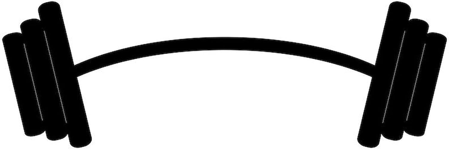 CafePress Barbell Weight Aluminum License Plate, Front License Plate, Vanity Tag