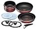 T-fal pan frying pan set Noble Red set 10 taking."Ingenio Neo" handle L46790
